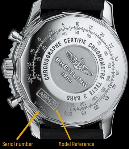 breitling serial number location